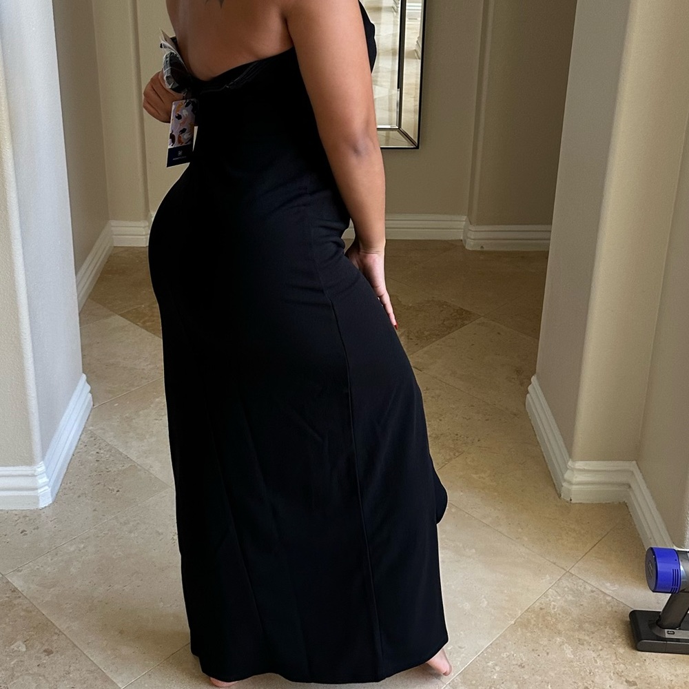 Lulus After Hours Strapless Ruffled Cocktail Form… - image 3